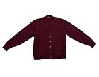 VTG Brooks Brothers Lambswool Cardigan Sweater Knitted in Great Britain Mens XL
