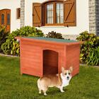 Large Wooden Dog House Outdoor Pet Dog Cage Small Animal Home Kennel Waterproof