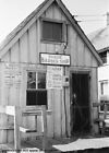 1938 Vintage Barber Shop PHOTO Outdoor Chair New Jersey Great Depression