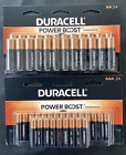 48 Duracell Batteries  24 AA and 24 AAA  March 2035 Exp. NEW