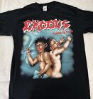 Vintage! Exodus Bonded By Blood T-shirt, Size M, Faded Black Thrash Metal Band