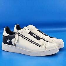 MOA MASTER OF ARTS Men's White Leather Sneakers Size 8.5