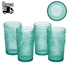 The Pioneer Woman Adeline 16-Ounce Emboss Glass Tumblers, Set of 4
