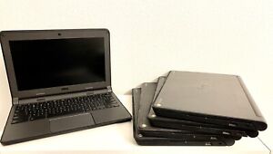 Lot 5 Dell Chromebook 11 P22T 2.48GHz 4GB-RAM 16GB-SSD Untested- for parts Only