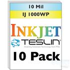 Inkjet Teslin Synthetic Paper For Making PVC-Like ID Cards - 10 Sheets