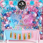 109Pcs Gender Reveal Decorations Boy or Girl Gender Reveal Party Supplies Inc...