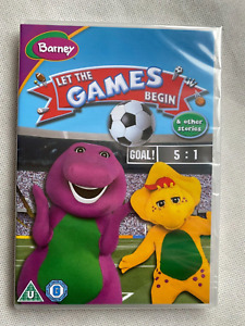 Barney Let the Games Begin - DVD UK Release Factory Sealed!