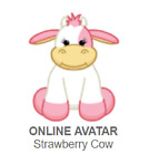 Webkinz Classic Strawberry Cow *Code Only*