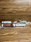 CONAIR Double Ceramic Curling Iron Wand - White/Rose Gold - 1.5 Inch - Used Once