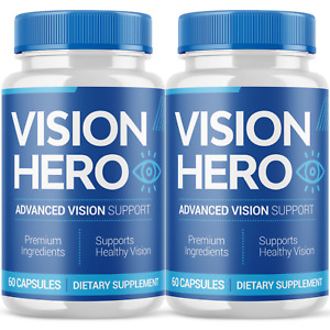 (2 Pack) Vision Hero, VisionHero Eye Supplement for Vision Health (120 Capsules)