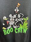 VTG Disney Shirt Mens L Halloween Boo Crew Mickey Donald Duck Goofy Pluto Rare