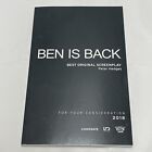 BEN IS BACK Best Screenplay Script For Your Consideration FYC Free Shipping