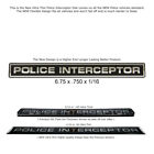 Fits Crown Vic Interceptor Police Emblem Decal Explorer Taurus (For: 2021 Shelby GT500)