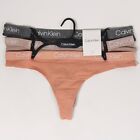 Women's Calvin Klein's Thong Panty Multi Colors Set 3 Pack - QP2141X-630