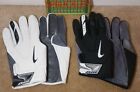 NIKE VAPOR JET 5.0 COLD WEATHER RECIEVER FOOTBALL GLOVES, ADULT, LEATHER PALMS