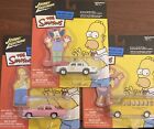 Johnny Lightning The Simpsons Die Cast Set - Homer, School Bus & Police Car