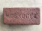 RARE...EXCELLENT CONDITION…LARGE LETTER MUSKOGEE BRICK…MUSKOGEE, OKLAHOMA