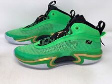Air Jordan XXXVI 36 Gold Lucky Green Sneaker, Size 13 BNIB CZ2650-300
