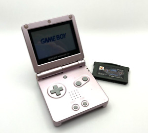 New ListingNintendo GameBoy Advance SP GBA Console Handheld System Pearl Pink w/Extra Game