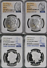 4 coin set 2023-S Early Releases Morgan Peace silver dollars NGC MS70 PF70