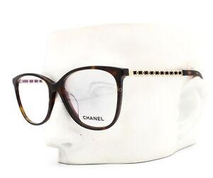 Chanel 3408QA 714 Eyeglasses Glasses Brown Tortoise Gold CC 54mm Alternative Fit
