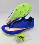 Men's Nike Zoom Rival Sprinter Track Spikes Racer Blue/Lime DC8753-401 Size 11
