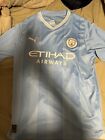 Manchester City Erling Haaland #9 Jersey Home Man City Size L