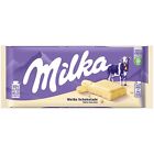 MILKA chocolate bar: WHITE CHOCOLATE - 100g -FREE SHIPPING