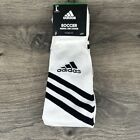 Adidas Soccer Mundial Zone Cushion Socks Size Large 9-13 White