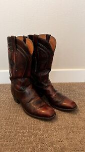 Lucchese San Antonio 1883 Vintage Leather Cowboy/Western Boots Size 12D