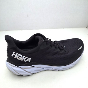 Hoka One One Clifton 8 Men's Running Shoes Size 9.5(2E) Wide Black