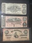 Confederate Currency mixed lot