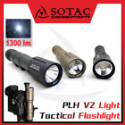 SOTAC GEAR Metal PLH V2 Flashlight LED 1300 Lumen Scout Weapon Light Fit 20mm