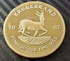 Mint 1967 Krugerrand 1oz 24kt Gold Coin - Limited Edition - No Reserve