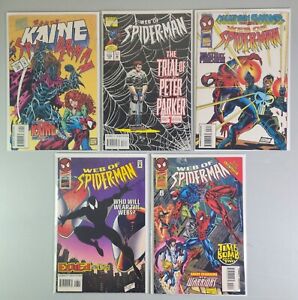 Web of Spider-Man #124 126 127 128 129 VF/NM or Better Marvel 1995