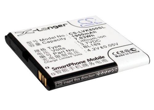 New Rechargeable Battery For Lenovo K800