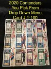 2020-21 Contenders Basketball Season Ticket Card You Pick Complete Your Set PYC