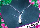 H. STERN Diamond Necklace 18K Gold Pearl Pendant Necklace Estate Vintage Antique