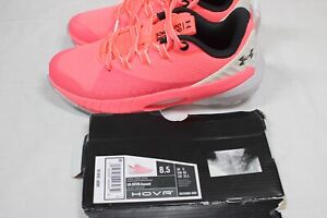 Women's Under Armour Hovr Ascent Pink/White/Rose Size 8.5 3025680-600