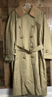 Men's Vintage Burberry Tan Wool/Camel  Trench Coat w/Liner-40 short