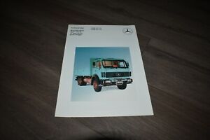 Mercedes-Benz 2228 6X2 6X4 medium duty truck truck sales brochure Jan 1984