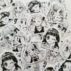 40PCS Cute Anime Drawing Stickers Kawaii Stationery Scrapbooking Diary Stickers