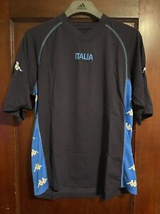 ITALY KAPPA 1999/2000 FOOTBALL SOCCER TRAINING VINTAGE JERSEY SIZE “XL” Like M/L