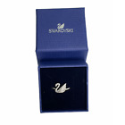 Swarovski Iconic Swan Clear Crystal Silver Rhodium Plated Ring size 50/5