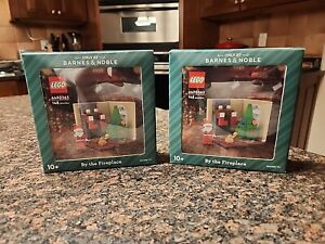 (TW0) LEGO 6490363 Santa By the Fireplace Barnes & Noble Exclusive NEW SEALED