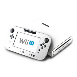 Skin for Wii U Console + Controller - Solid White - Decal Sticker