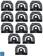 1965-66 GM B Body Front Windshield Molding Moulding Clip Kit - 13 Pieces (For: 1966 Impala)