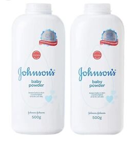 Johnson's Baby Powder Original TALC 500g / 17.6 oz (Pack of 2)