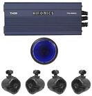 Hifonics TPS-A600.5 600w 5-Ch Amplifier+(4) Tower Speakers+10