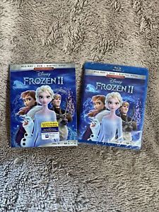 Frozen 2 II Blu-ray + DVD + Digital Code With Slipcover New Elsa And Anna